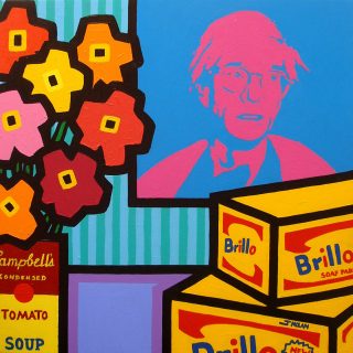 Still Life with Warhol Acrylic on deep edge canvas   24