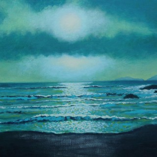 Coumeenole Beach, Dingle Peninsula, County Kerry - Acrylic on canvas board - 20