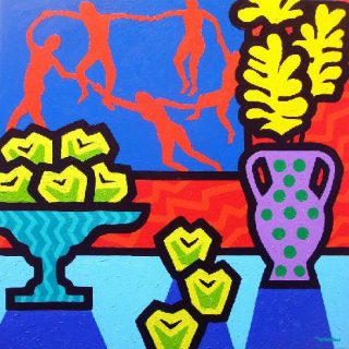 Still Life with Matisse Acrylic on deep edge canvas   24