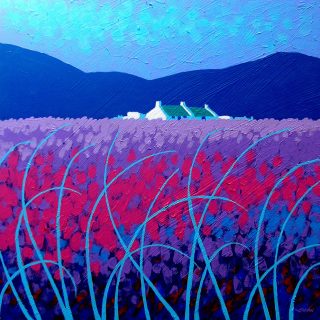 Lavender Scape - Acrylic on deep edge canvas  20