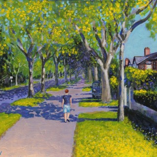 Griffith Avenue - Acrylic on canvas panel  10