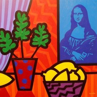 Still Life With Matisse And Mona Lisa  SOLD OUT