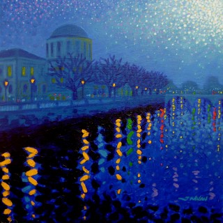 The Four Courts - Starry Night In Dublin Series SOLD OUT