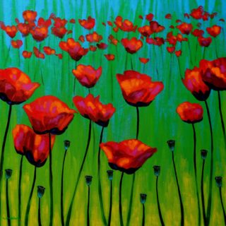 SOLD OUT Poppy Dance - High quality Giclee print 19