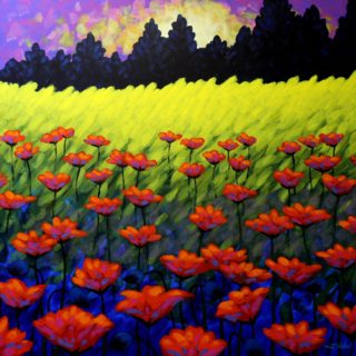 SOLD OUT Poppy Scape - High Quality Giclee print 21