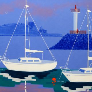 Irelands Eye Howth Acrylic On Deep Edge Canvas 28 inches X 40 Inches Framed €1,975 12 Limited Edition, Gicleé prints are available. Each print is signed, numbered and titled by John. The image size is 28 by 40cm approx on ivory mount measuring 40 by 50cm. Each print is priced at €165